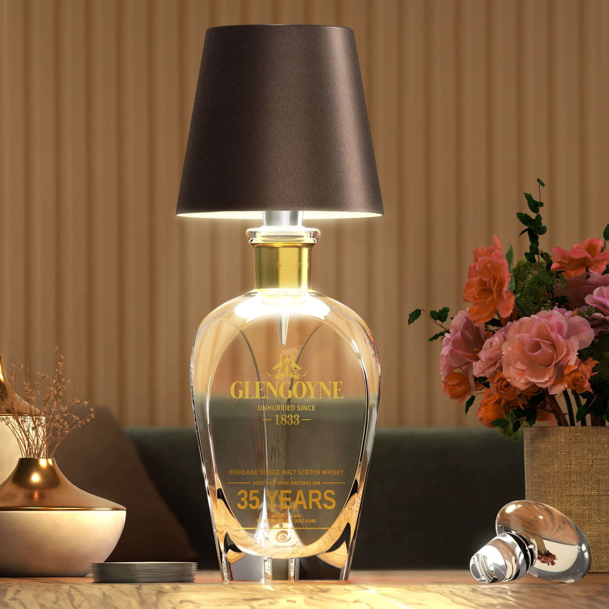 Lampe à Bouteille Sans Fil – Éclairage Élégant et Original