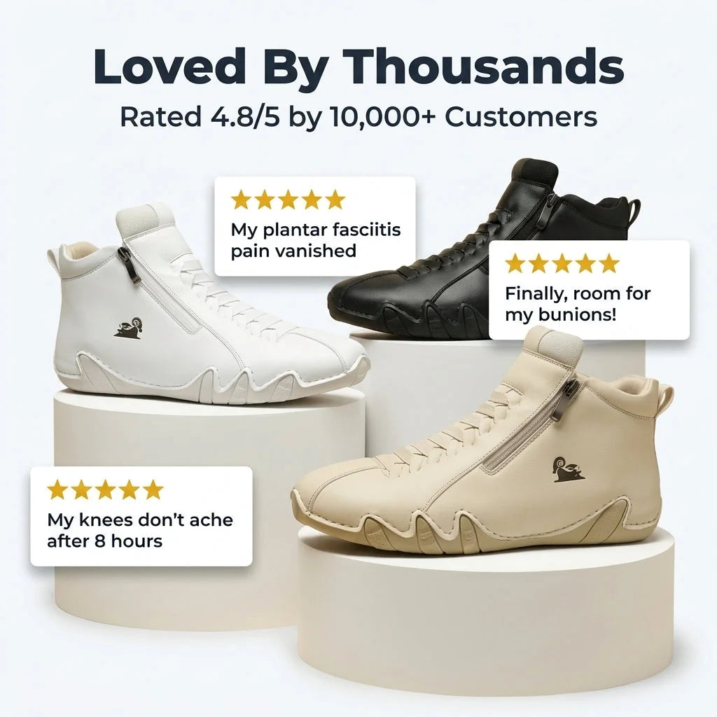 Pustende ortopediske sneakers — bilde 6