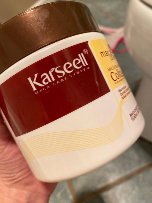 Masque Capillaire Au Collagène | Hydratation Profonde Pour Cheveux Secs, Contrôle Des Frisottis — photo d'un client 5