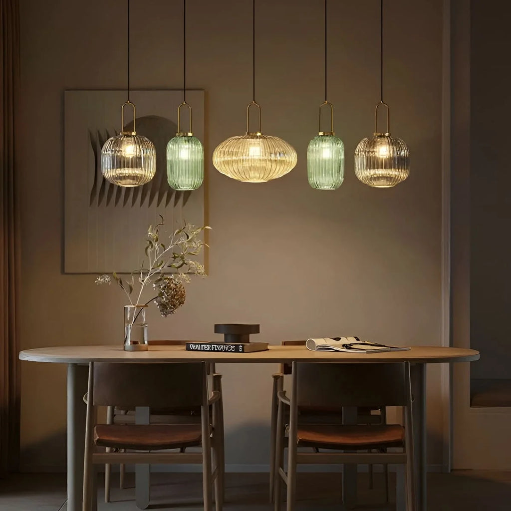 Elegant Vintage Taklampe i Glass — bilde 7